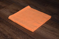 KHEMIA PLUS Pearl edgeless pearl weave microfiber towel folded display - color orange
