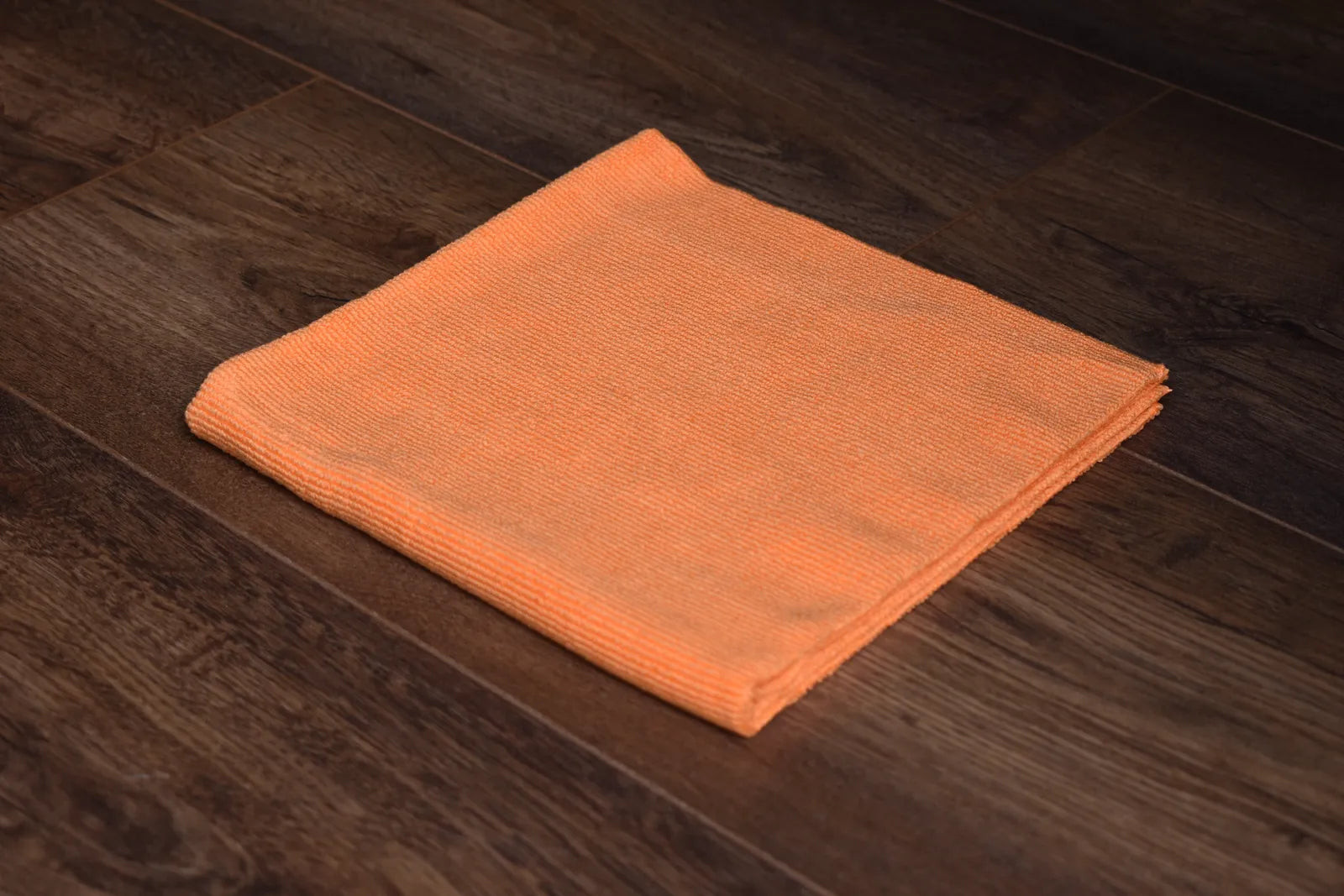 KHEMIA PLUS Pearl edgeless pearl weave microfiber towel folded display - color orange