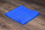 KHEMIA PLUS The Daily premium 365 GSM edgeless microfiber towel folded display - color royal blue