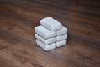 KHEMIA PLUS Pearl Weave microfiber applicator pads stacked - sponge core ceramic coating applicators with closed-loop pearl weave surface
